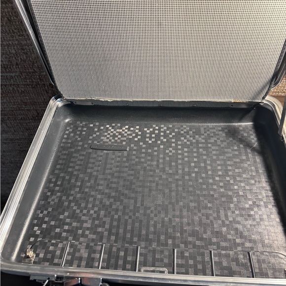 Vintage Black Plastic and Metal STARFLITE Hard Shell Attache Briefcase - Picture 3 of 6